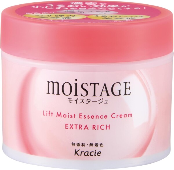 Kracie Moistage Lift Moist Essence Cream Extra Rich Разглаживающий крем с ретинолом и ниацинамидом, 100 гр