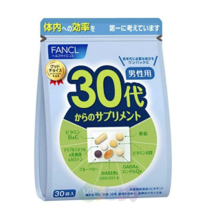 FANCL мужские витамины 30+, 30 дней