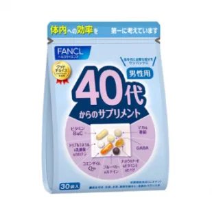 FANCL Ерлерге арналған витаминдер 40+, 30 күн