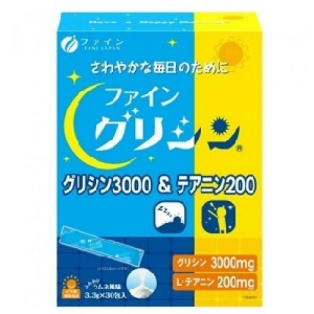 Fine Japan Глицин+Теанин для хорошего сна, 30 дней