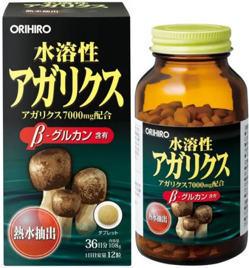 Orihiro Гриб Агарик против опухолей, для печени, 36 дней