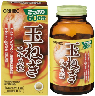 Orihiro Кверцетин (экстракт луковой шелухи), 60 дней