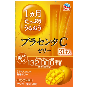 Earth Otsuka Плацента с коллагеном в желе, вкус манго, 31 стик