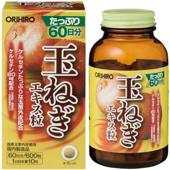 Orihiro Кверцетин (экстракт луковой шелухи), 60 дней