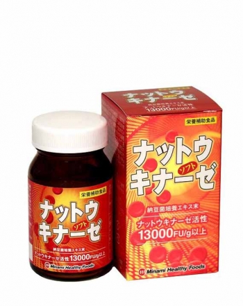 Minami Наттокиназа+Гинкго Билоба, 30 дней