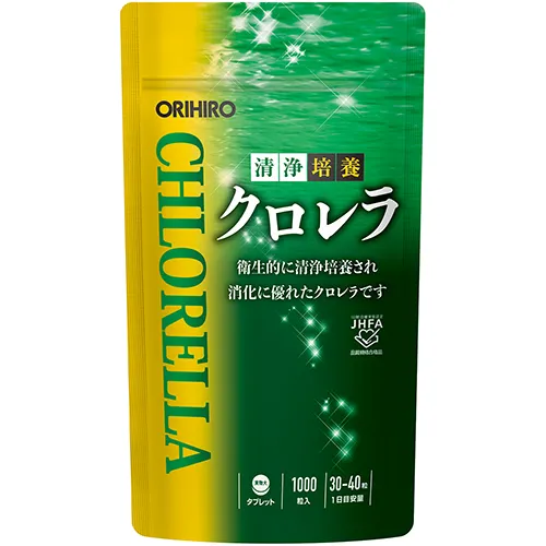 Orihiro Хлорелла, 1000 табл,  25 - 33 күн