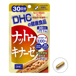 DHC Наттокиназа, кверцетин и Омега-3, 30 дней