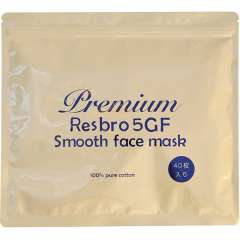 Resbro Premium 5 Gf Маска для лица, 40 шт kaz