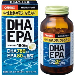 Orihiro Омега DHA и EPA с витамином E, 30 дней
