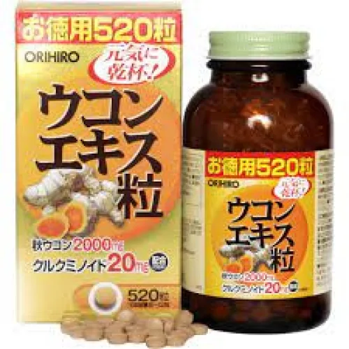 Orihiro Экстракт куркумы, 65 дней