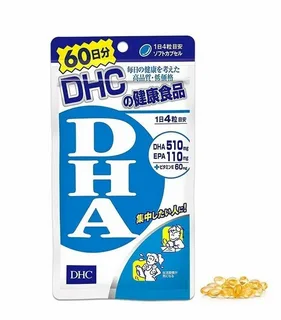 DHC DHA (рыбий жир, Омега 3), 60 дней